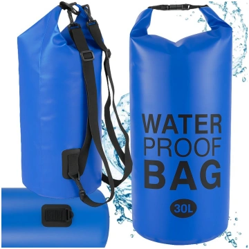 Ūdensnecaurlaidīgs maiss / mugursoma 30L, zils - w