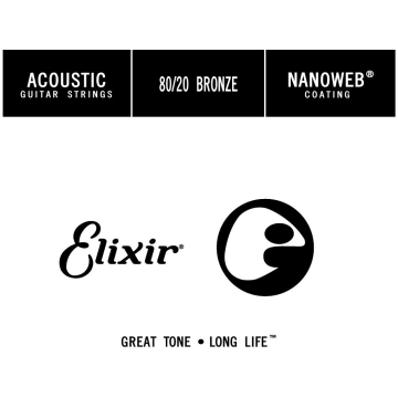 Elixir 15128 Acoustic Nanoweb Single 028