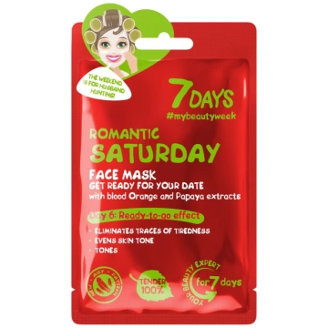 7DAYS ROMANTIC SATURDAY, sejas maska, 28g Sofis S.