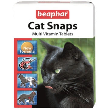 Vitamīnizēta papildbarība : Beaphar Cat Snaps, 75t