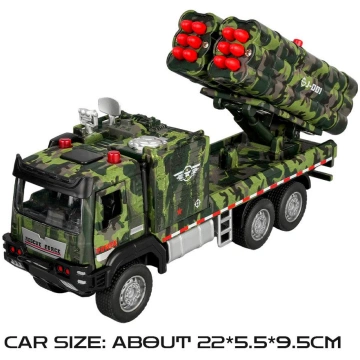1:32 Scale Missile Vehicle Model Car Toy Movable P