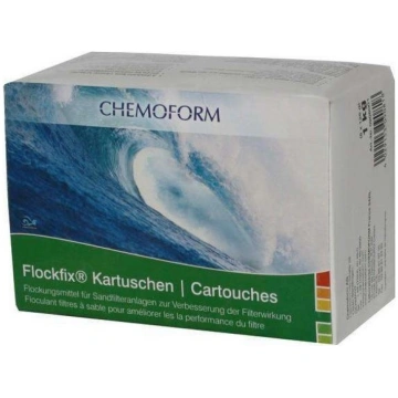 Flokulanta kārtridži CHEMOFORM Flockfix, 1 kg