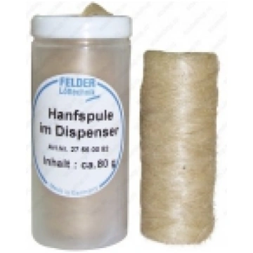 Lini spolē plastmasas traukā 80g. FELDER