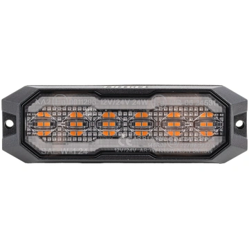 Oranžā brīdinājuma lampa ar oranžu klīrensa LED r6