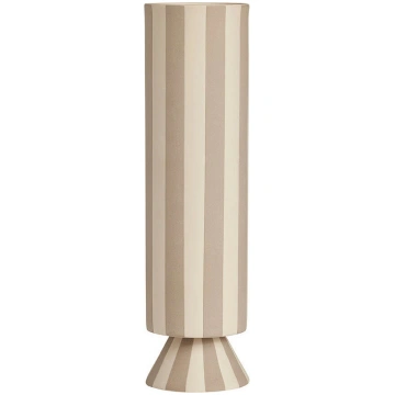 Vāze Toppu, 31 cm, melnbalta OYOY