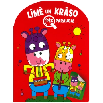 Līmē un krāso pēc parauga. Sarkana