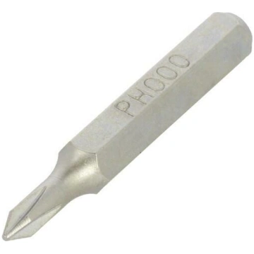 Screwdriver bit; Phillips; PH000; Socket size: 4mm