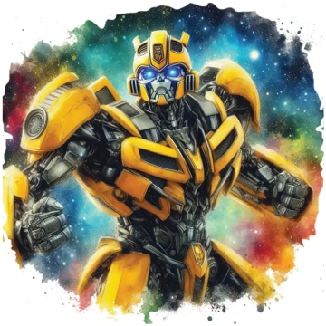 Sienas uzlīme "Bumblebee Transformeris"