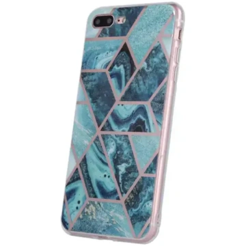 Fusion Geometric Marble silikona vāks Apple iPhone