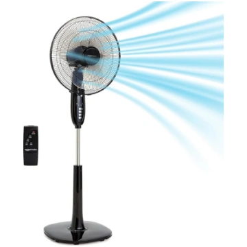 Amazon Basics 40 cm grīdas ventilators ar tālvadīb