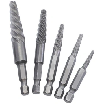 Extractor set 6pcs (thick) 1/4" HEX