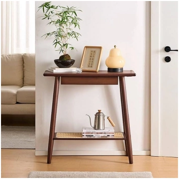 Narrow Console Table with Drawers Console Table Ha