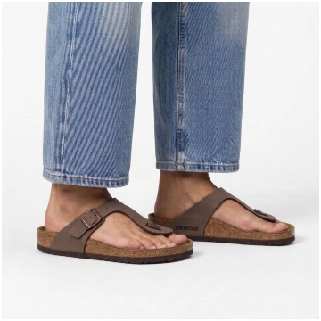 Gizeh Bs - birko flor marrone Birkenstock