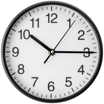 Platinet wall clock Wink black (45954) 59075954595