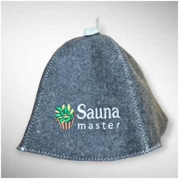 Pirts cepure SAUNA MASTER, pelēka (x1) SAUNAMA