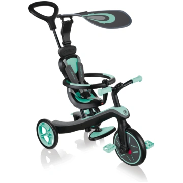 Trīsritenis Globber Explorer 4 in 1, zaļa krās