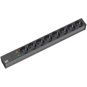 Bachmann 19" socket strip 8-way with ÜS without sw