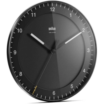 Braun Braun BC 17 B-DCF radio wall clock black 670