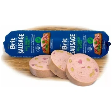Mitrā suņu barība Brit Premium Sausage Tītars un z