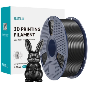 Sunlu PLA+ Silk Filament (Black)