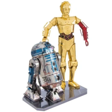 Puzzle Star Wars: R2D2 a C-3PO 3D Metal Earth