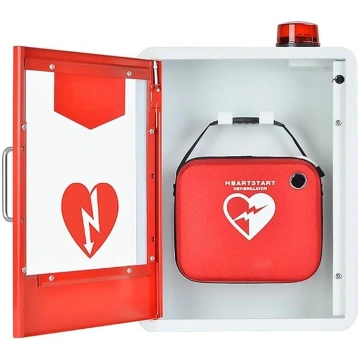AED defibrilatora skapis, AED skapis, slimnīcas AE
