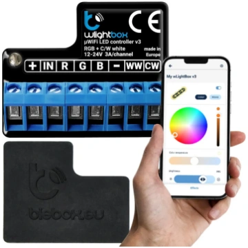 BleBox WLightBox LED Driver RGBW + CCT 12/24V WiFi
