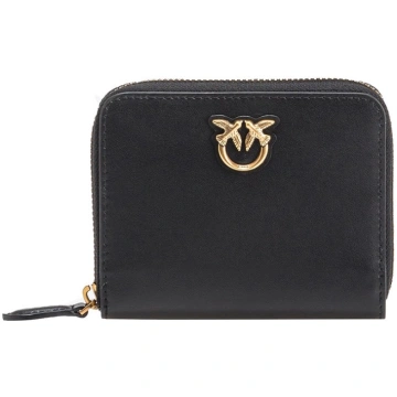 PINKO - Love Birds Diamond Cut Logo Zip Around Wal
