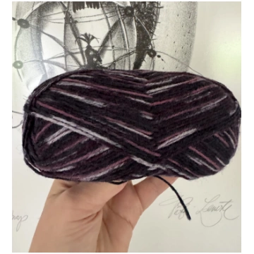 Raiba zeķu dzija 50g/210m (2) Purrfectyarn zeķu dz