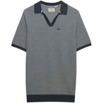 Superdry - Johnny Collar Knitted Polo - izmērs M
