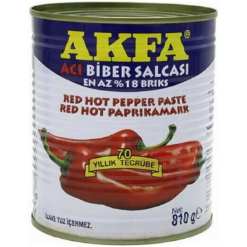 Konservi | Mērces - Akfa, paprikas pasta, asā, 810