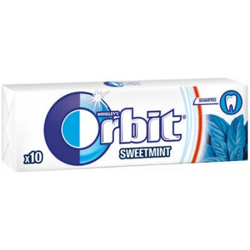 Košļājamā gumija Orbit Sweet mint 14g