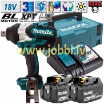 Makita DTW1001RTJ (2x5,0Ah) uzgriežņu atslēga