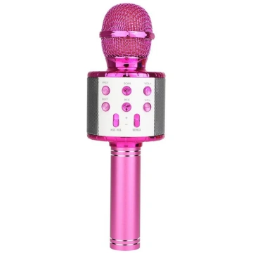 Bezvadu mikrofons Manta MIC21-PKL, rozā krās