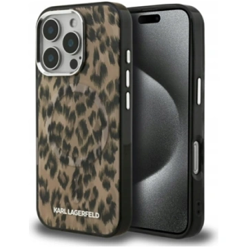Karl Lagerfeld IML Leopard MagSafe Case for Apple 