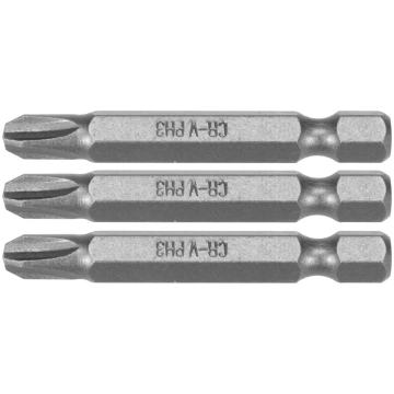 SCREWDRIVER BITS 1/4 50MM PH3 3 PCS 65458 STHOR