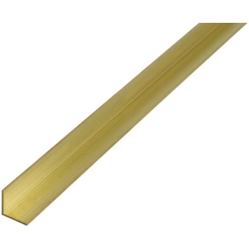 L veida misiņa līste 1000x20x20x1.5mm