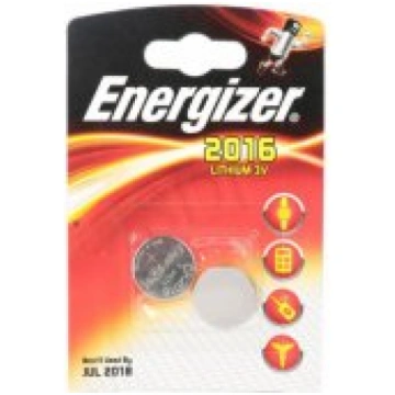 Energizer Battery CR2016 2 pack Baterijas 76389002