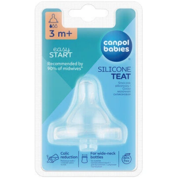 CANPOL BABIES silikona knupis lēns 1gb. 21/720
