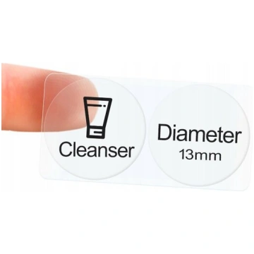 NIIMBOT Uzlīmes Uzlīmes 13mm apaļas TRANSPARENT 22