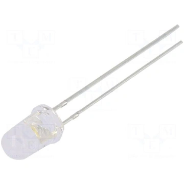 LED | white warm | 5mm | 3000÷4200mcd | 100° | Fro