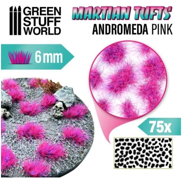 Martian Fluor Tufts - ANDROMEDA PINK Green Stuff 8