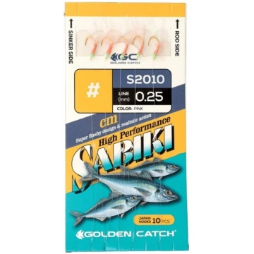 Mopcкaя cиcтeмa Golden Catch Aji Sabiki S2010 *6 p