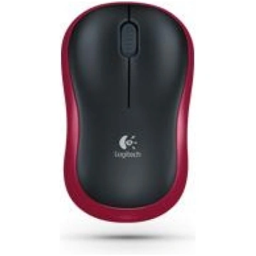 Pele bezvadu optiskā Logitech M185, USB, sarkana L