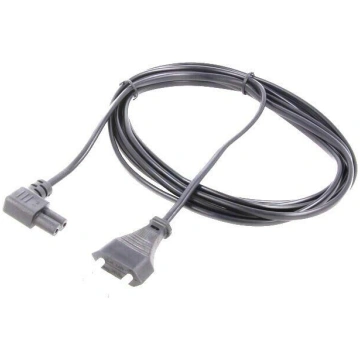 Cable; 2x0.75mm2; CEE 7/16 (C) plug,IEC C7 female 