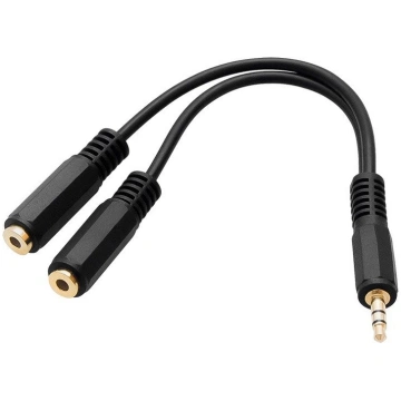 Adapter AV Blow ADAPTER 3.5MM M/2X3.5MM F 91-217 B