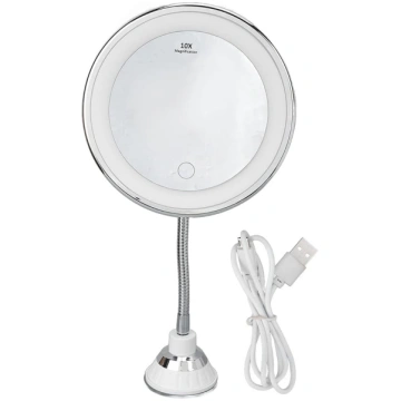 LED apgaismots 10x palielinājuma grima spogulis, L