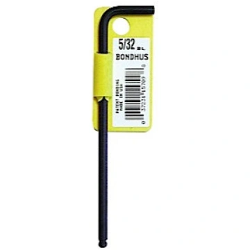 L-Wrench, Ball End, Black , Imperial, 7/32 in Tip,