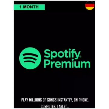 Vācija Spotify Premium 1 Mēneša Abonements