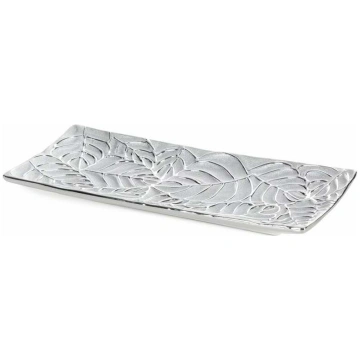Dekoratīvais trauks Miriam 01, 31 cm, sudraba krās